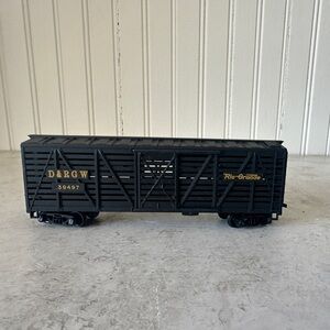 HO Scale Tyco D&RGW Rio Grande Livestock Cattle Freight Train Car 39497
